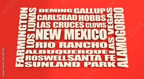 New Mexico state cities list photo