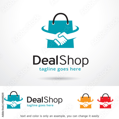 Deal Shop Logo Template Design Vector