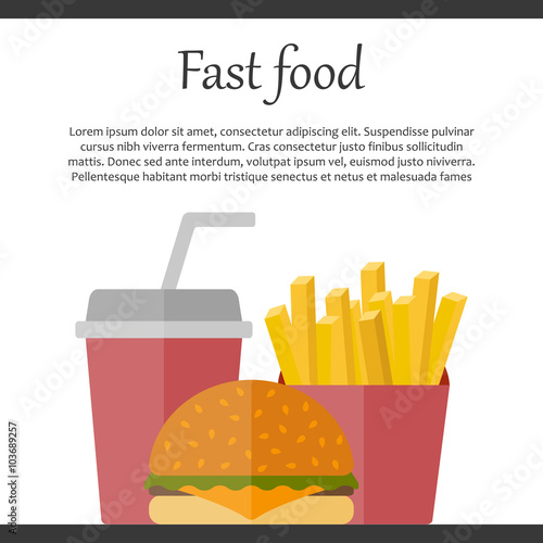 Fast food concept