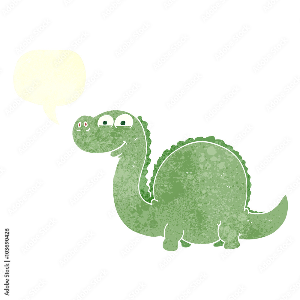 retro speech bubble cartoon dinosaur retro speech bubble cartoon dinosaur