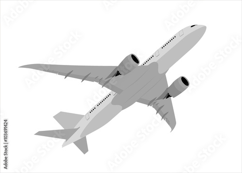 イラスト素材「旅客機」