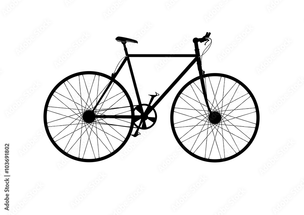 Fototapeta premium イラスト素材「自転車」