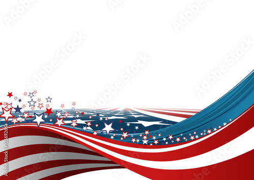 american flag background with stars