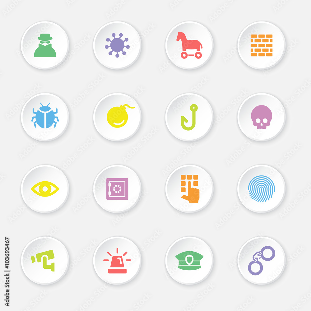 colorful flat icon set 7 on circle white button with soft shadow for web design, user interface (UI), infographic and mobile application (apps) colorful flat icon set 7 on circle white button with soft shadow for web design, user interface (UI), infographic and mobile application (apps)