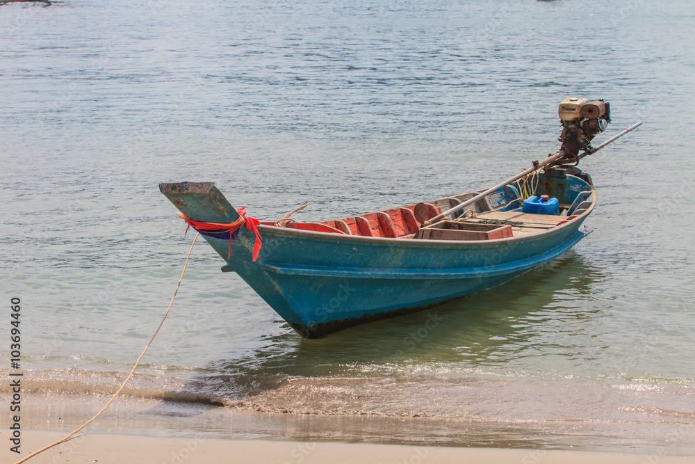 Fishing boat on the sea