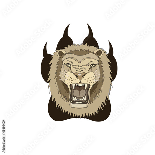 trace lion tattoo/ Tattoo trail lion force energy, courage, spirit, wise decision leaves a trail of your actions your destiny 