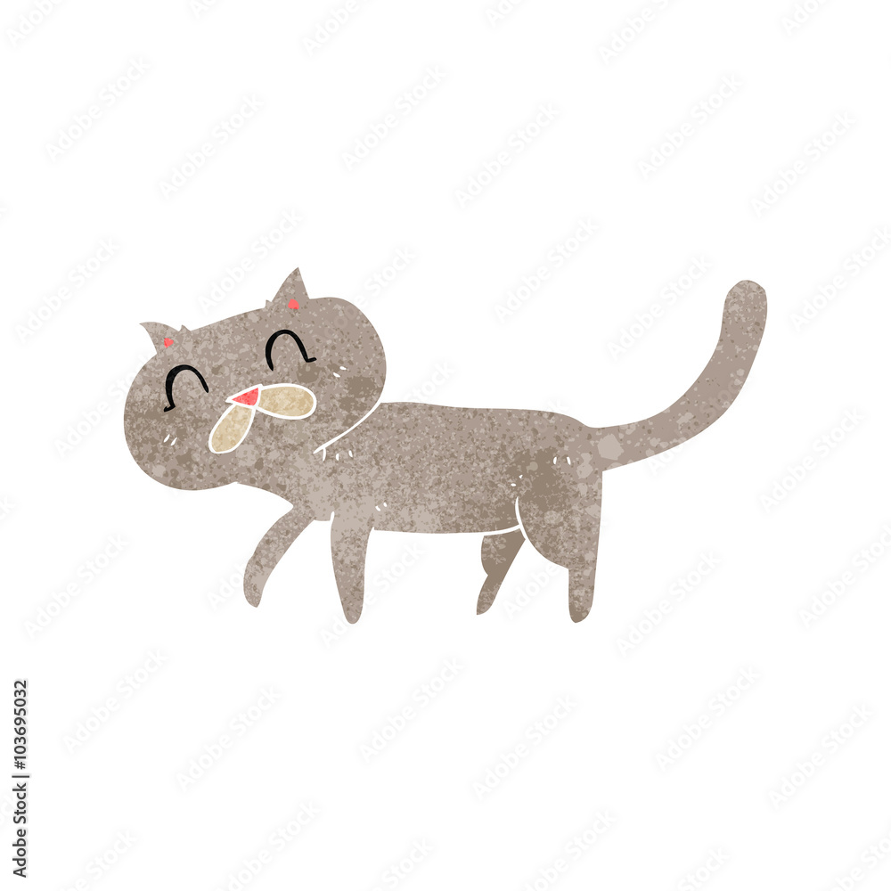 retro cartoon cat retro cartoon cat
