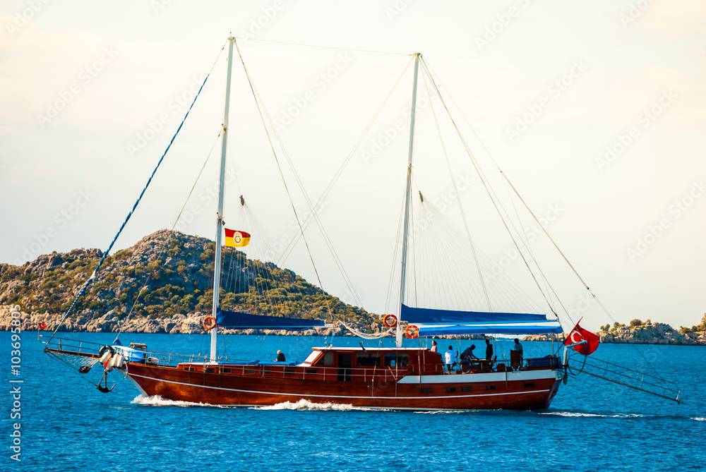 Fototapeta premium ancient city in Kekova