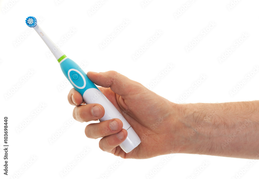 Electric toothbrush isolated Electric toothbrush isolated