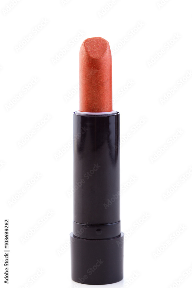 Orange lipstick isolated on a white background Orange lipstick isolated on a white background
