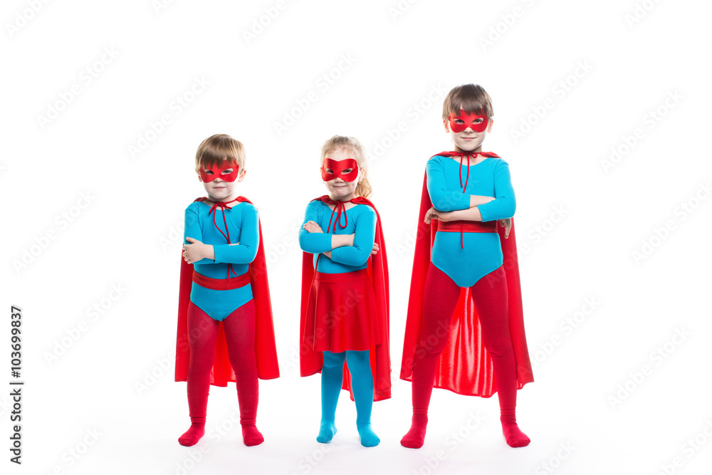 Kids superheroes.