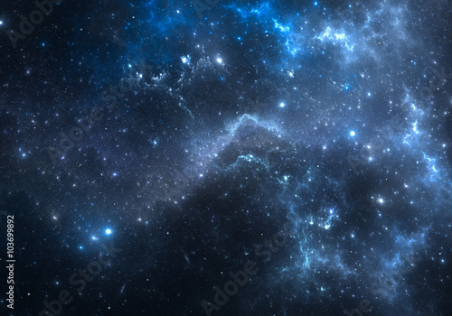 Fototapeta Naklejka Na Ścianę i Meble -  Space background with nebula and stars