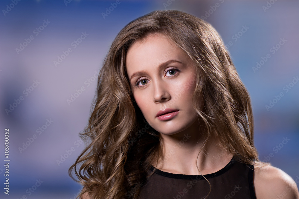 Glamour portrait of beautiful woman Glamour portrait of beautiful woman