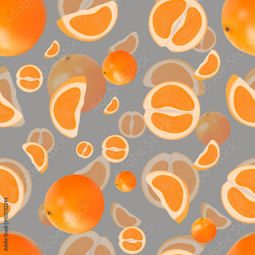 pattern of orange