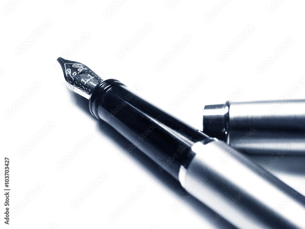 custom made wallpaper toronto digitalFountain pen on white background
