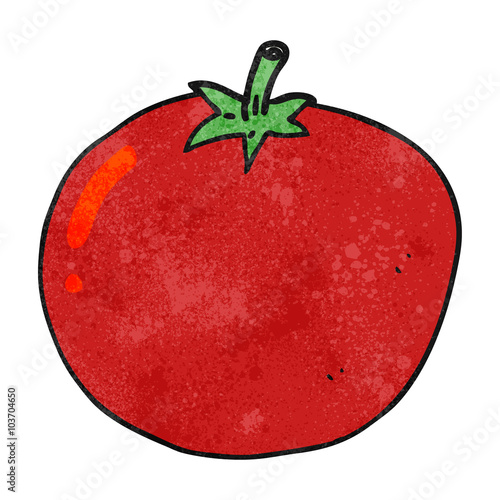 retro cartoon tomato