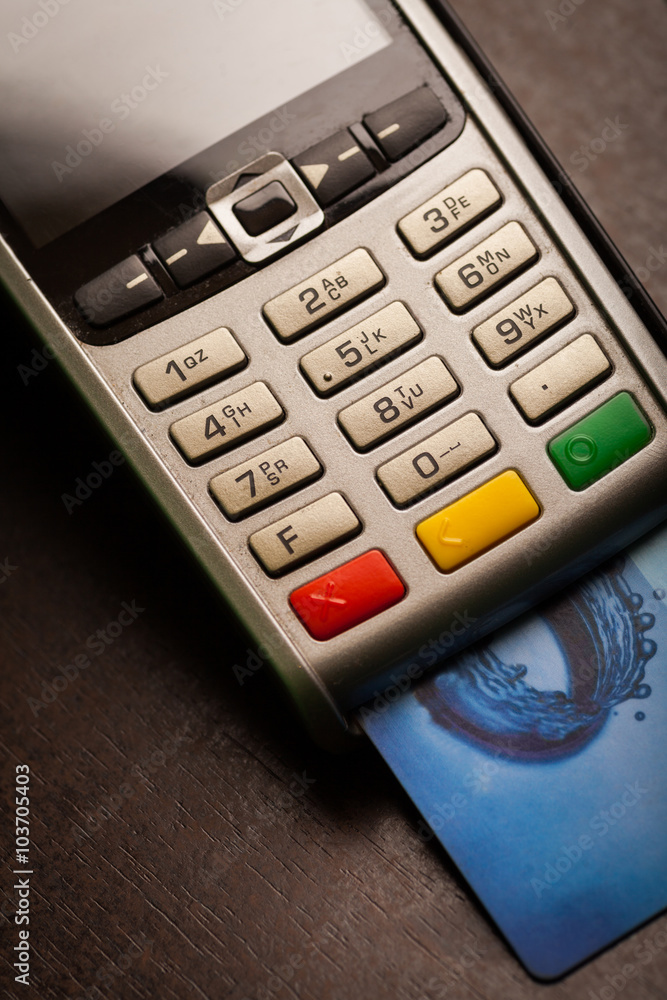 Obraz premium POS and credit cards