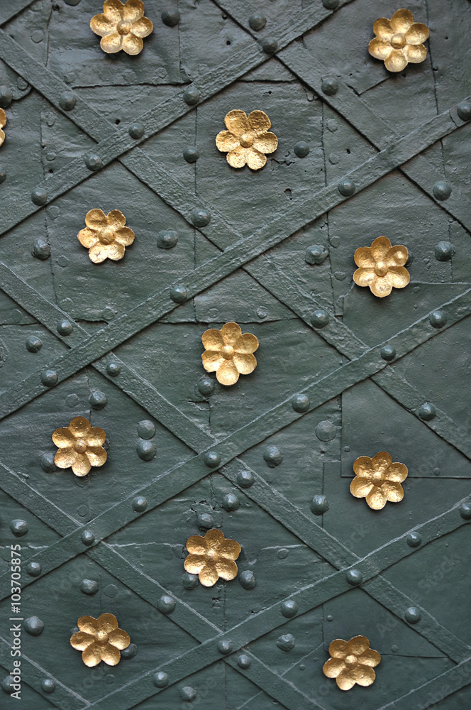 Fototapeta premium Detail of one of the doorway of Collegium Maius, Krakow, Poland