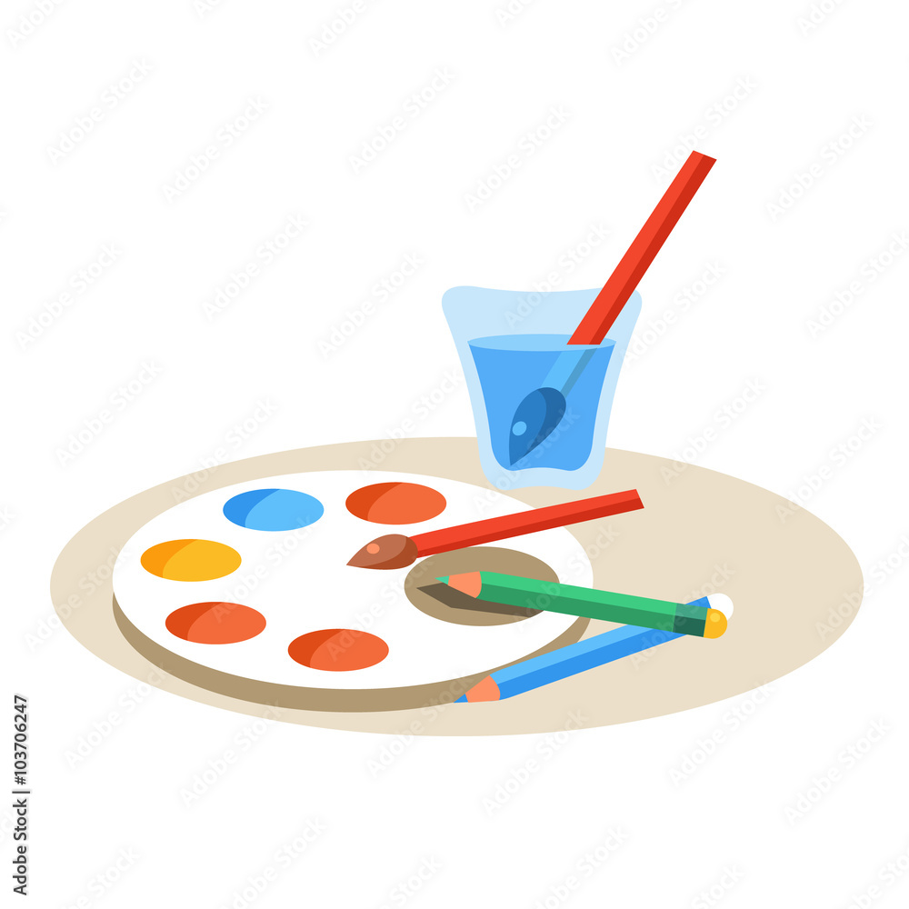 Art. Education Design Vector Illustration Art. Education Design Vector Illustration