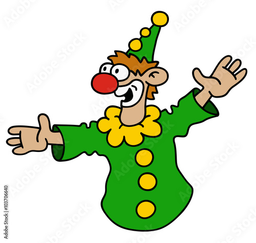 Funny goof / Hand drawing, vector illustration