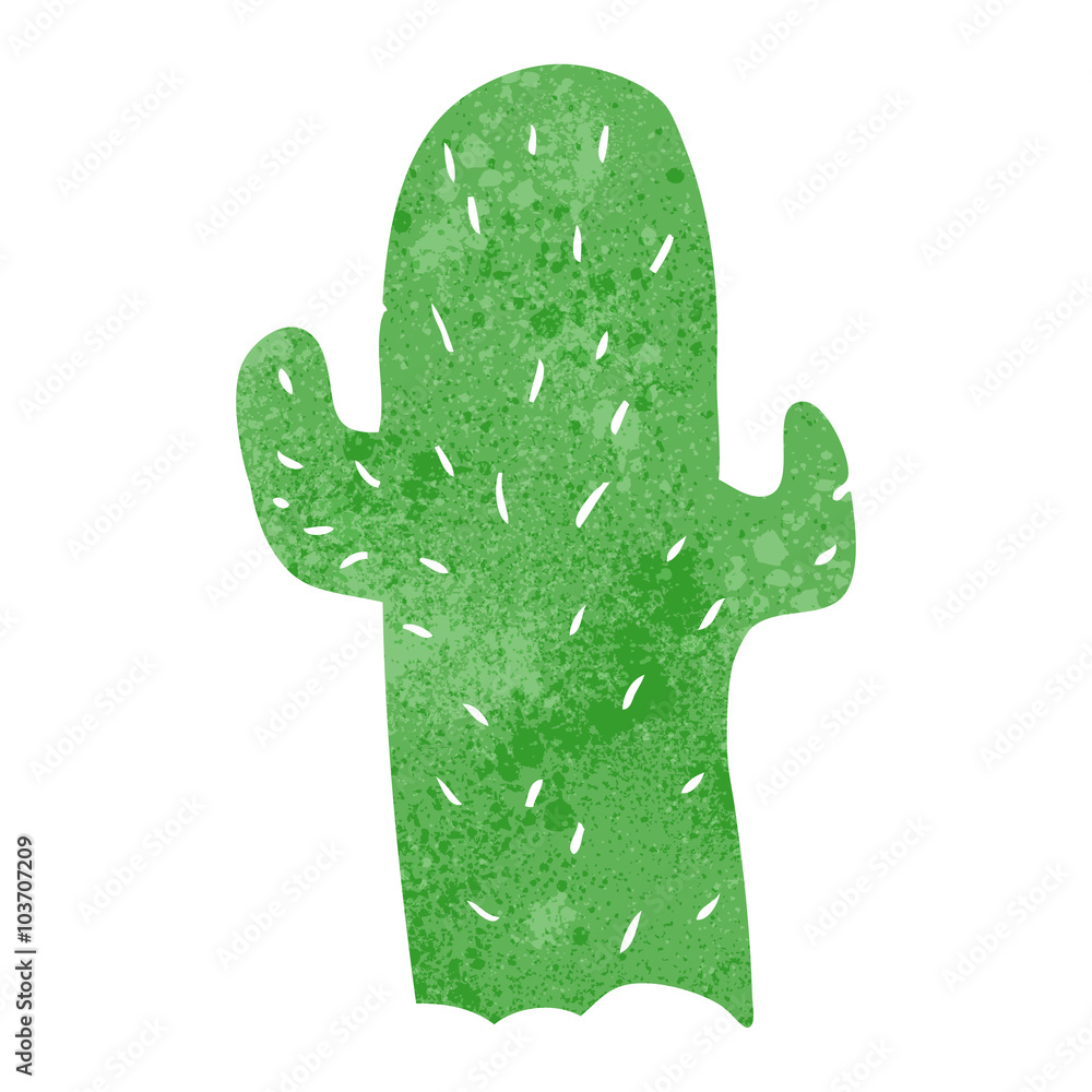 retro cartoon cactus retro cartoon cactus
