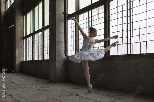 Foto Gracefull allerina indoors