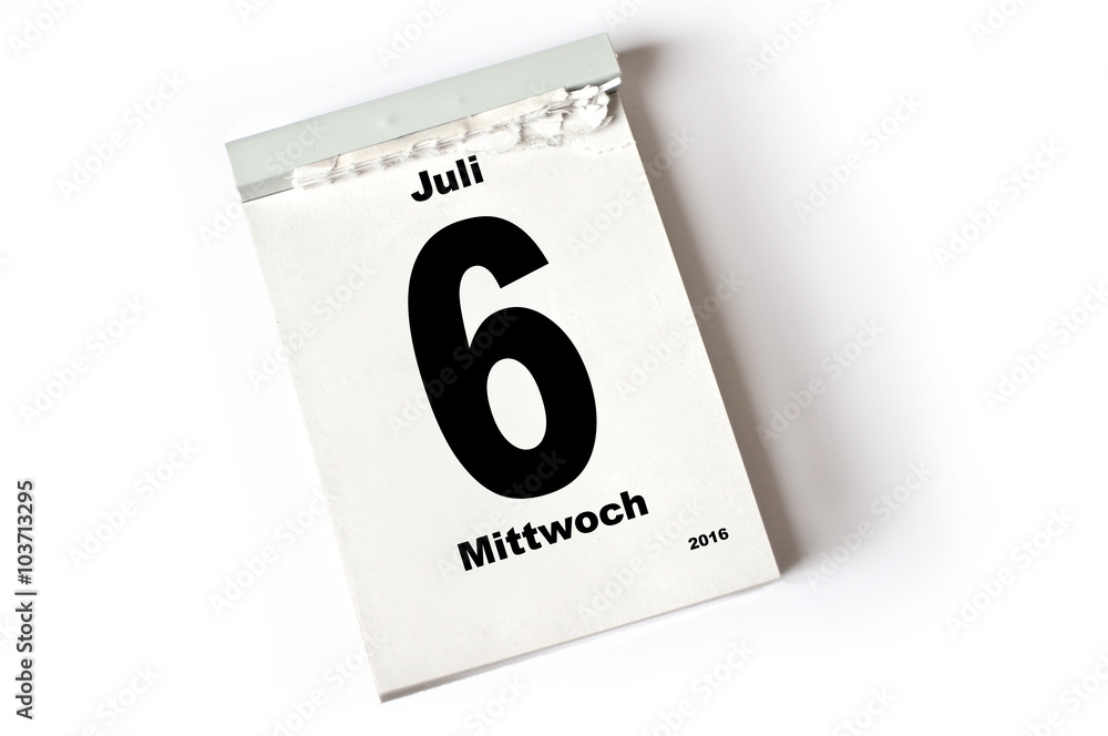 6. Juli 2016 6. Juli 2016