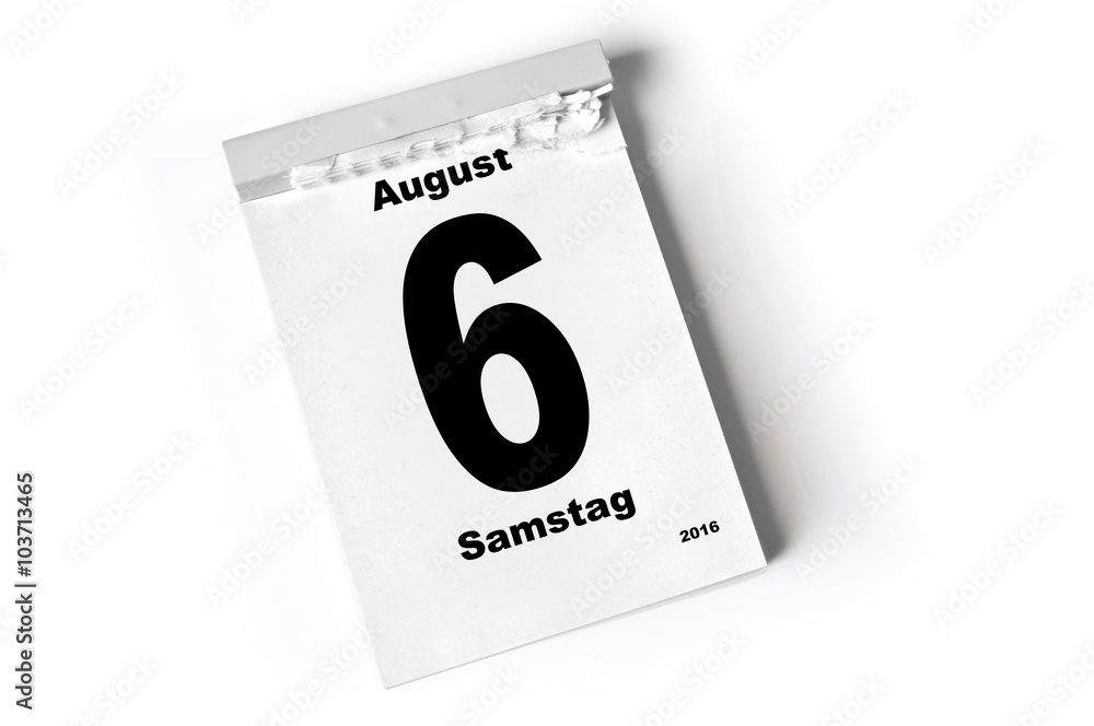 6. August 2016 6. August 2016