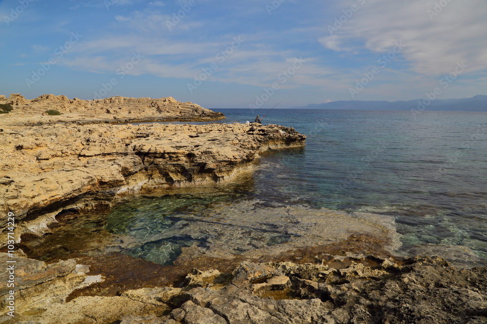côte sauvage de la péninsule d'Akamas – Chypre