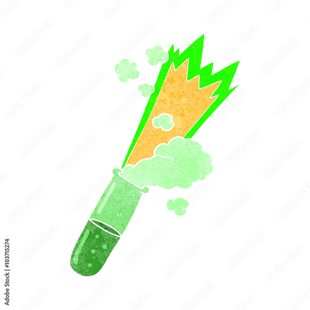 retro cartoon science test tube retro cartoon science test tube