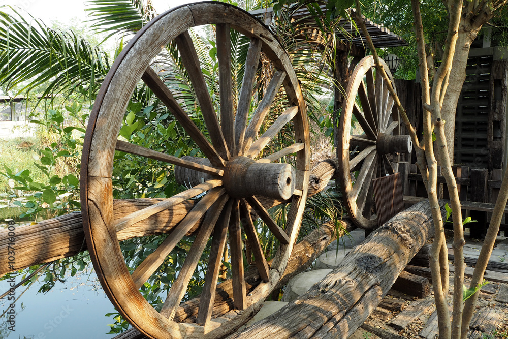 Thai wood wheel