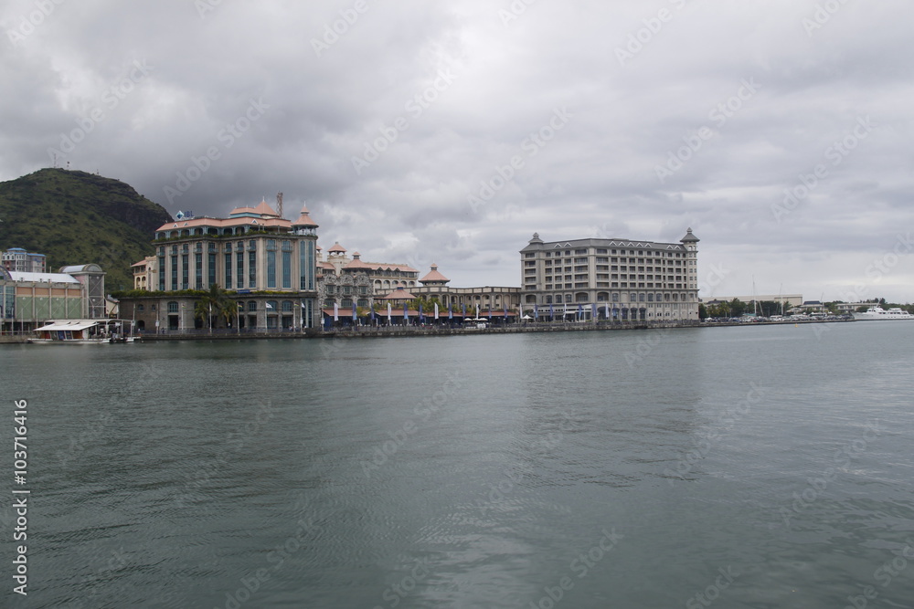 Port de Port Louis à l'Ile Maurice
