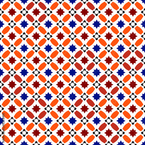 Moroccan Pattern. Mosaic Tiles