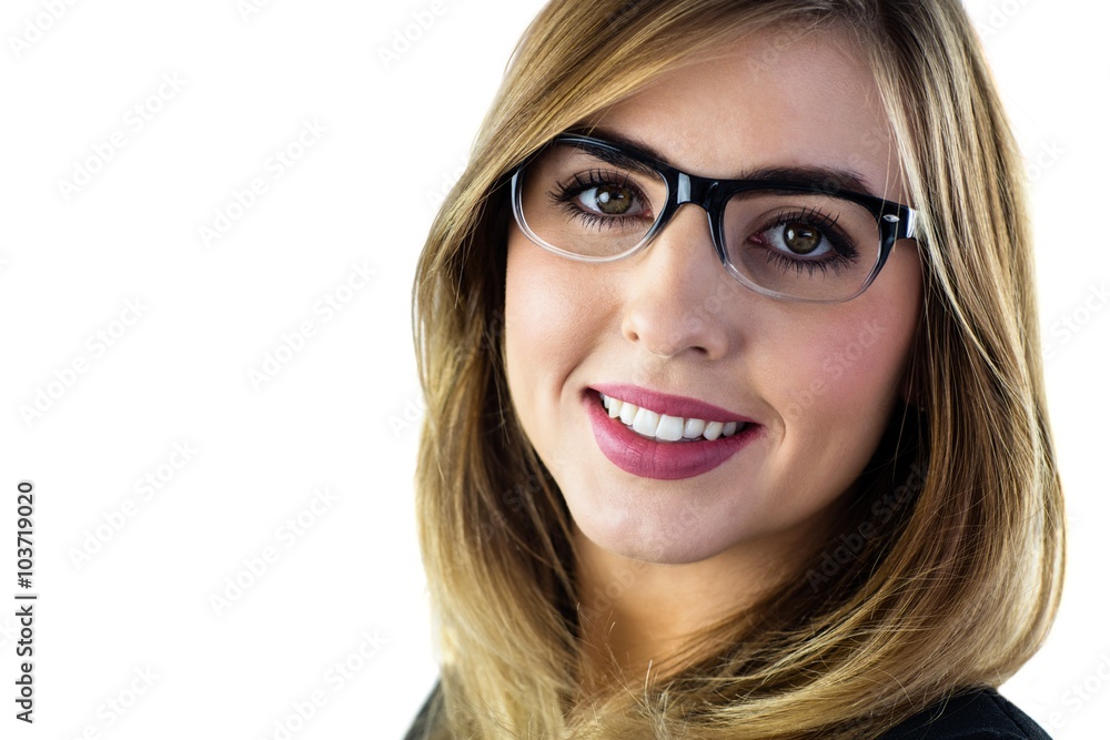 Smiling woman looking at camera Smiling woman looking at camera