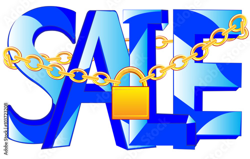 Word sale on lock
