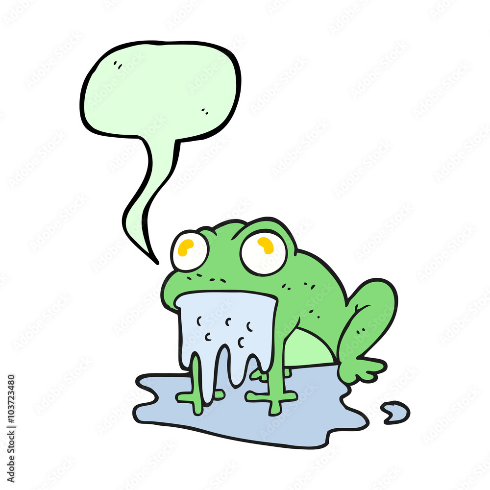 speech bubble cartoon gross little frog speech bubble cartoon gross little frog