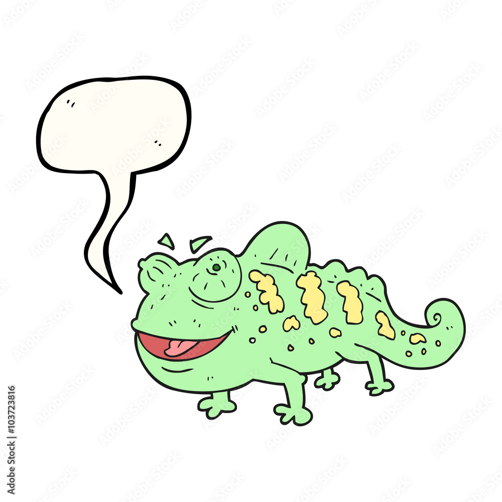 speech bubble cartoon chameleon speech bubble cartoon chameleon