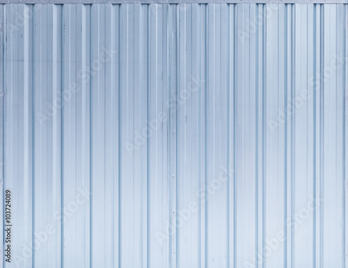 Wallpaper Mural Shining blue ridged steel wall, background texture Torontodigital.ca