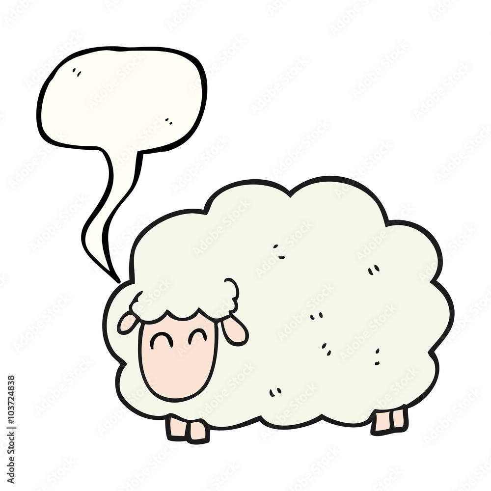 speech bubble cartoon sheep speech bubble cartoon sheep
