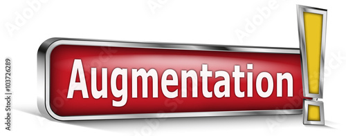 Augmenttion sur panneau rouge