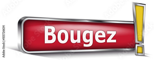 Bougez sur panneau rouge