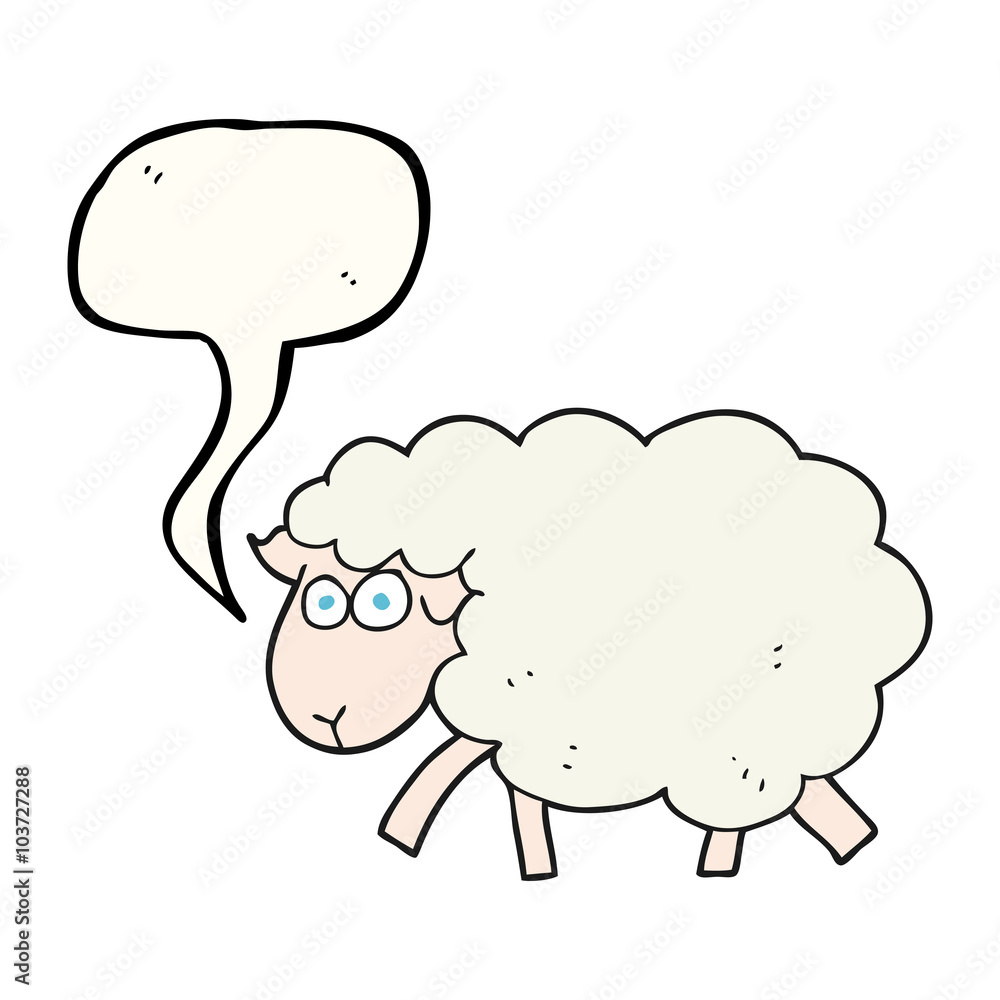 speech bubble cartoon sheep speech bubble cartoon sheep