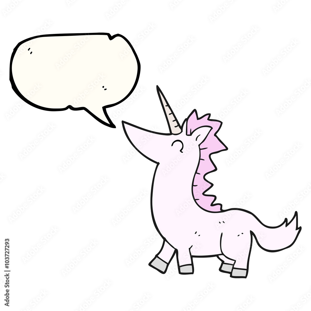 speech bubble cartoon unicorn speech bubble cartoon unicorn