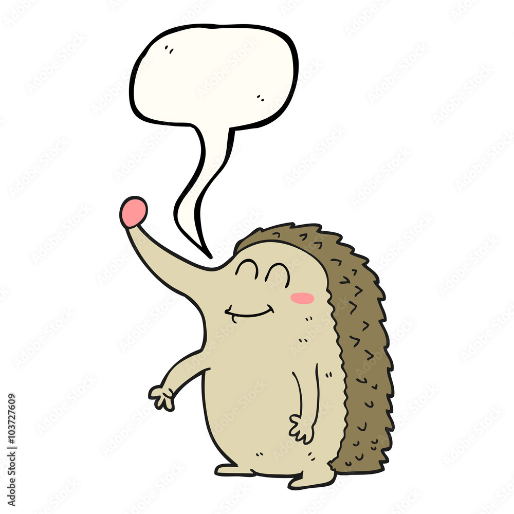 speech bubble cartoon hedgehog speech bubble cartoon hedgehog
