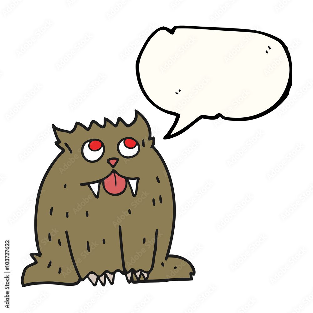 speech bubble cartoon beast speech bubble cartoon beast