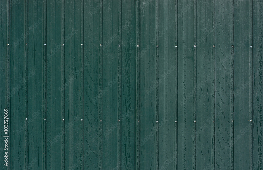 green tin fence with rivets green tin fence with rivets