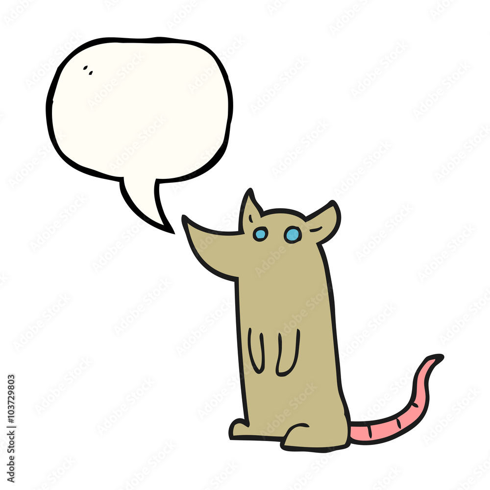 speech bubble cartoon mouse speech bubble cartoon mouse