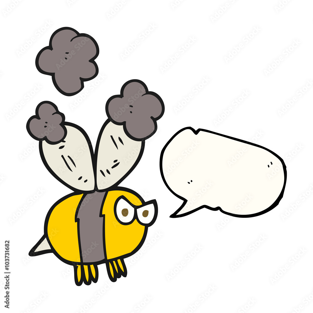 speech bubble cartoon angry bee speech bubble cartoon angry bee