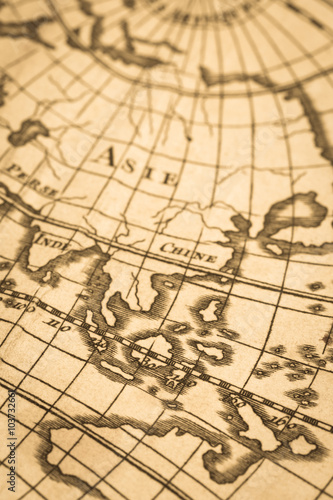 アンティークの天体図