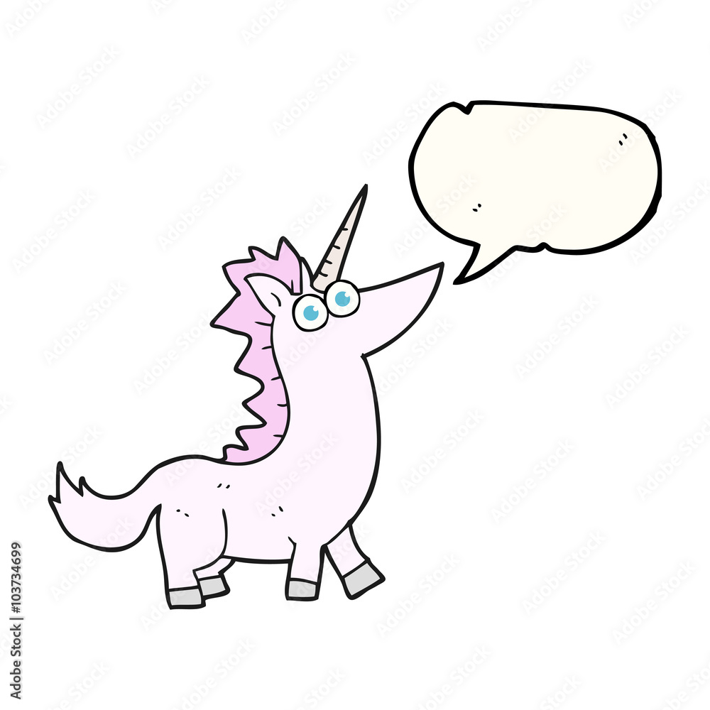 speech bubble cartoon unicorn speech bubble cartoon unicorn